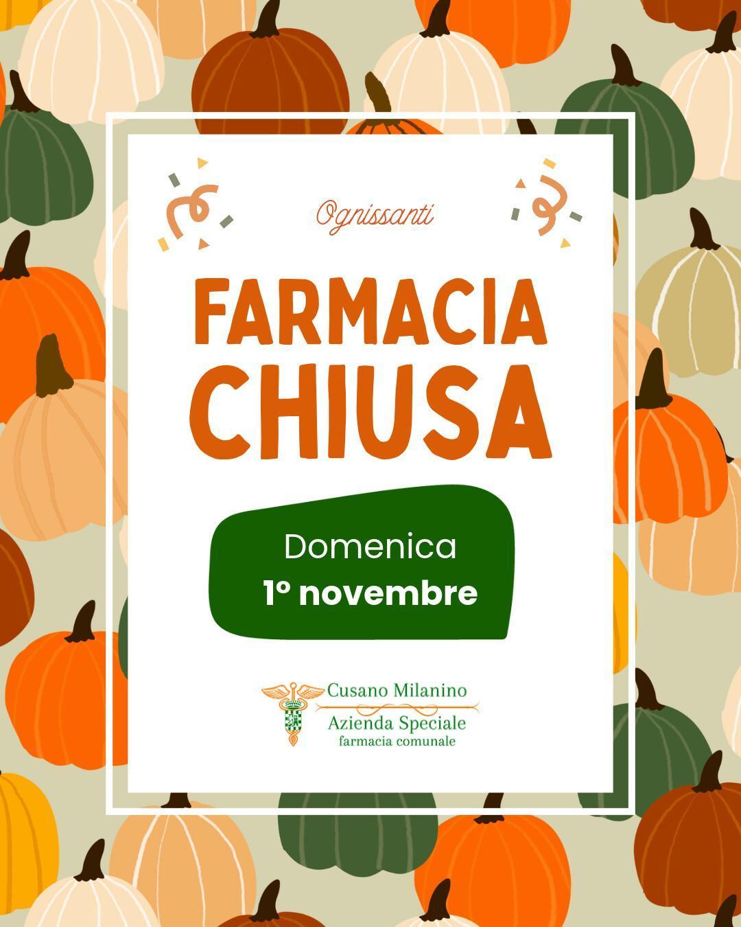 Chiusura 1° novembre