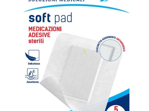 MEDICAZIONE ADESIVA STERILE PRONTEX SOFT PAD 10X12,5 CM 5 PEZZI