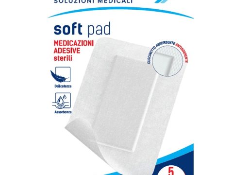 MEDICAZIONE ADESIVA STERILE PRONTEX SOFT PAD 10X15 CM 5 PEZZI