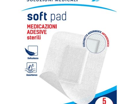 MEDICAZIONE ADESIVA STERILE PRONTEX SOFT PAD 10X6 CM 5 PEZZI