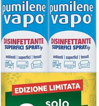 PUMILENE VAPO DISINFETTANTE 2 BOMBOLETTE X 250 ML