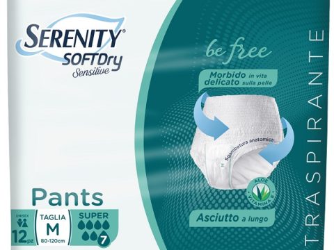 SERENITY PANTS SD SENSITIVE SUPER M 12 PEZZI