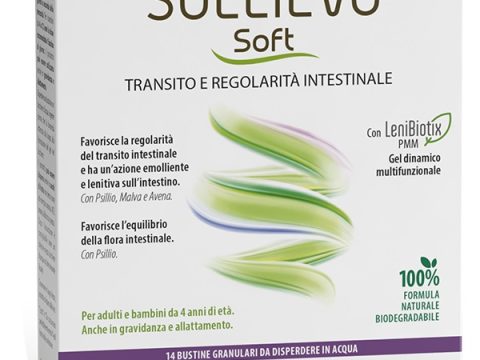 SOLLIEVO SOFT 14 BUSTINE GRANULARI DA 3,8 G SENZA GLUTINE SENZA LATTOSIO SENZA ZUCCHERI AGGIUNTI
