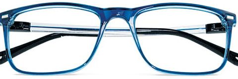 OCCHIALE DA LETTURA PREMONTATO TWINS GOLD DIONISO BLU +3,50