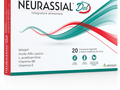 NEURASSIAL DOL 20 COMPRESSE DEGLUTIBILI A RILASCIO MODIFICATO 1,43 G SENZA GLUTINE SENZA LATTOSIO