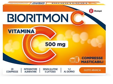 BIORITMON C 500MG VITAMINA C 20 COMPRESSE MASTICABILI