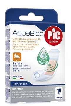 CEROTTO PIC AQUABLOC 25X72MM ANTIBATTERICO 10 PEZZI