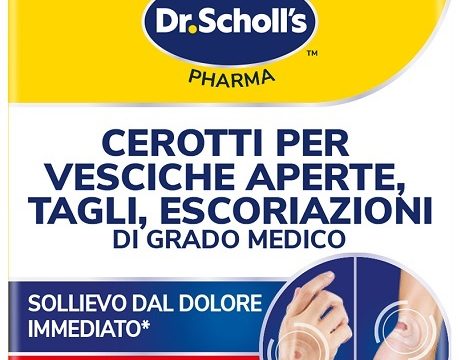 CEROTTI SCHOLL VESCICHE TAGLIE ESCORIAZIONI 6 PEZZI