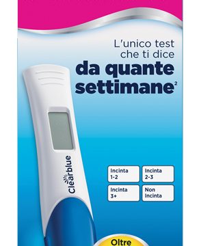 TEST DI GRAVIDANZA CLEARBLUE CON INDICATORE DELLE SETTIMANE 1 PEZZO