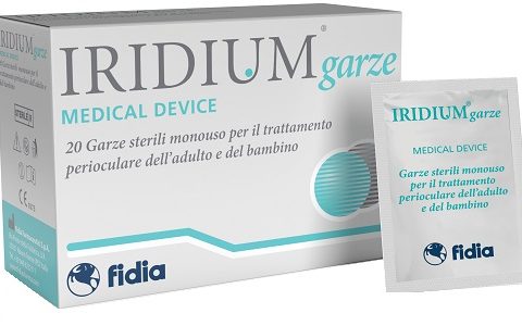 IRIDIUM GARZA OCULARE MEDICATA COTONE 20 PEZZI