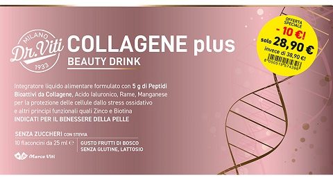 COLLAGENE BEAUTY DRINK PLUS 10 FIALE DA 25 ML PROMO
