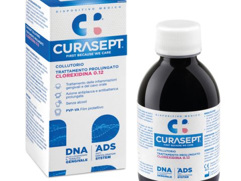 CURASEPT COLLUTORIO TRATTAMENTO PROLUNGATO COREXIDINA 0,12% ADS + DNA 200 ML