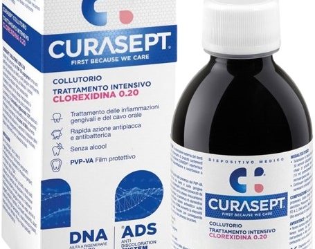 CURASEPT COLLUTORIO TRATTAMENTO INTENSIVO CLOREXIDINA 0,2% ADS DNA 200 ML