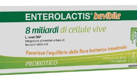 ENTEROLACTIS BEVIBILE 12 FLACONCINI X 10 ML