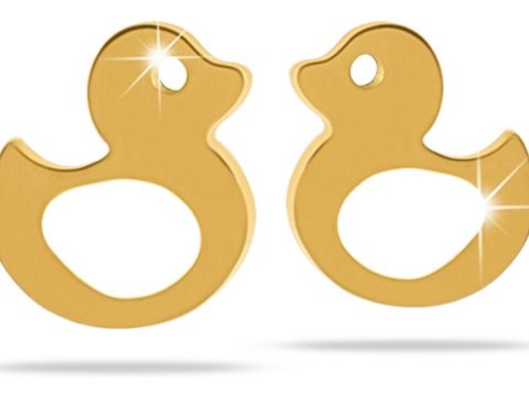 MJ POST 489 ORECCHINO DEFINITIVO MEDICAL JEWELS PAPERELLA ORO