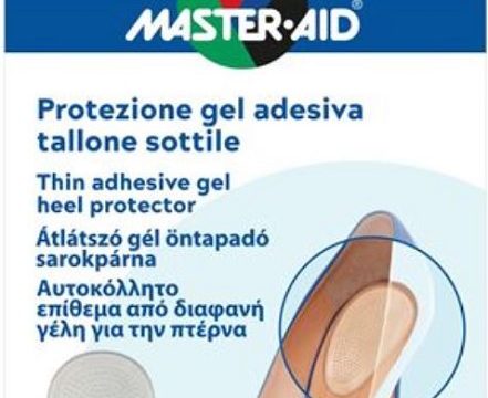 PROTEZIONE ADESIVA MASTER-AID FOOTCARE SOTTILE TALLONE 2 PEZZI F5