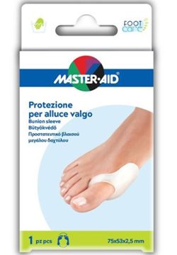 PROTEZIONE IN GEL MASTER-AID FOOTCARE PER ALLUCE VALGO 1 PEZZO D6