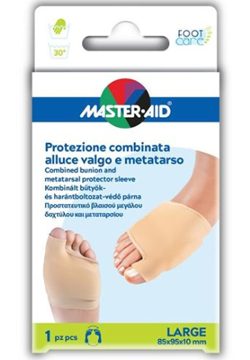 PROTEZIONE MASTER-AID FOOTCARE PER ALLUCE VALGO E METATARSO LARGE 1 PEZZO D8