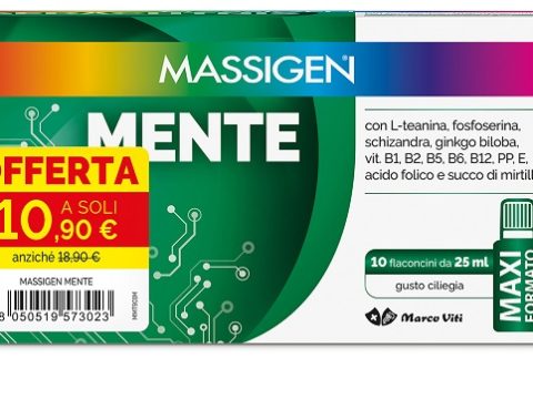MASSIGEN MENTE 10 FLACONCINI DA 250 ML 10,90 E