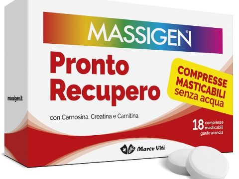 MASSIGEN PRONTO RECUPERO 18 COMPRESSE MASTICABILI
