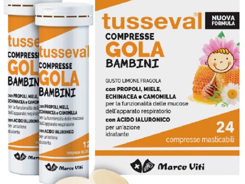 TUSSEVAL GOLA BAMBINI 24 COMPRESSE
