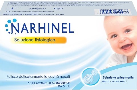 SOLUZIONE FISIOLOGICA PER ASPIRATORE NASALE NARHINEL 60 FLACONCINI DA 5 ML