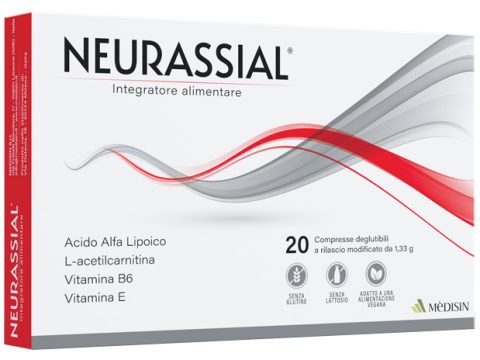 NEURASSIAL 20 COMPRESSE 1,33 G SENZA GLUTINE SENZA LATTOSIO