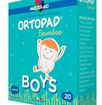 CEROTTO OCULARE PER ORTOTTICA ORTOPAD BOYS 5X6,7 CM 20 PEZZI